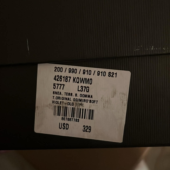 Gucci Pink Women's Sneakers - Picture 5 of 6